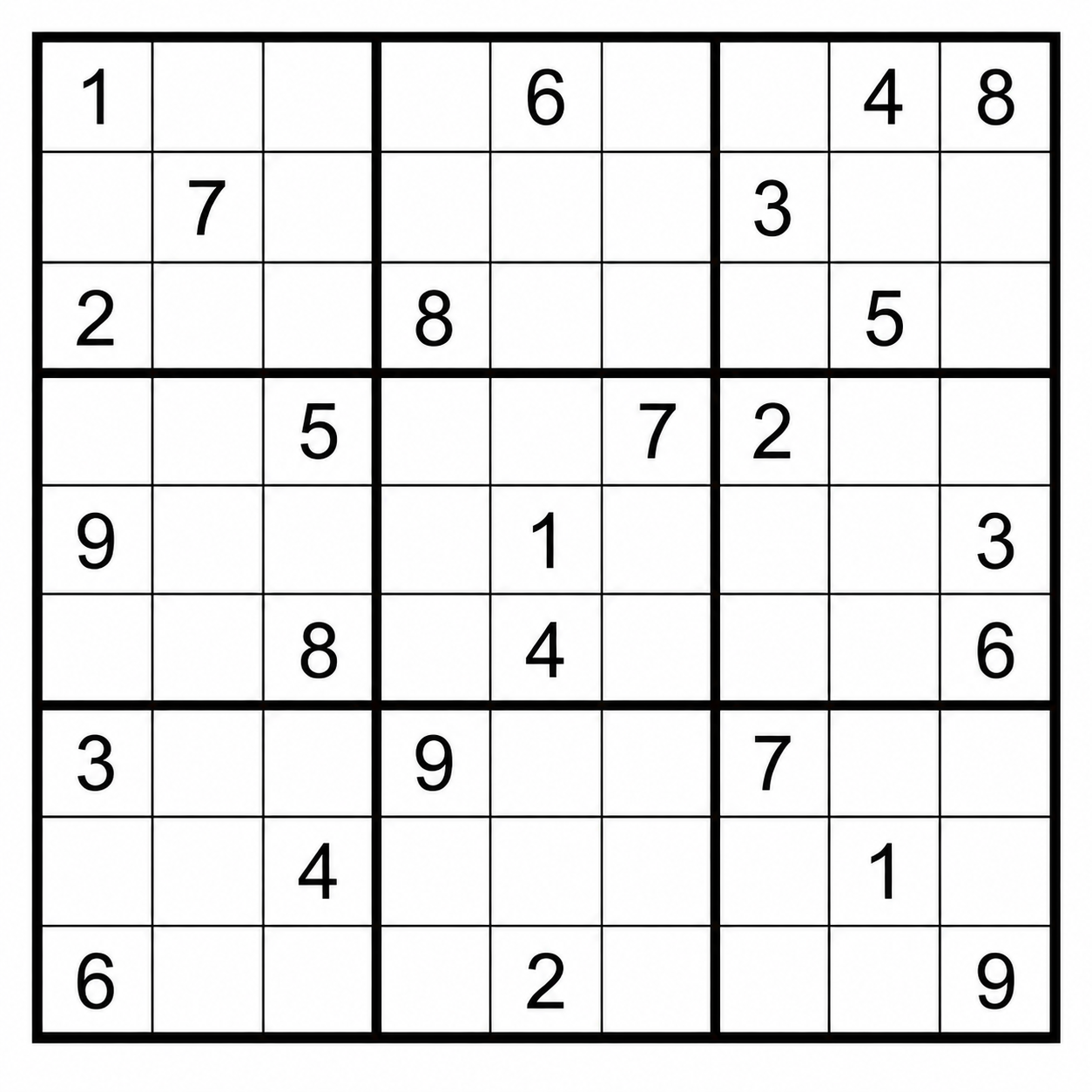 סודוקו רמה קשה 6